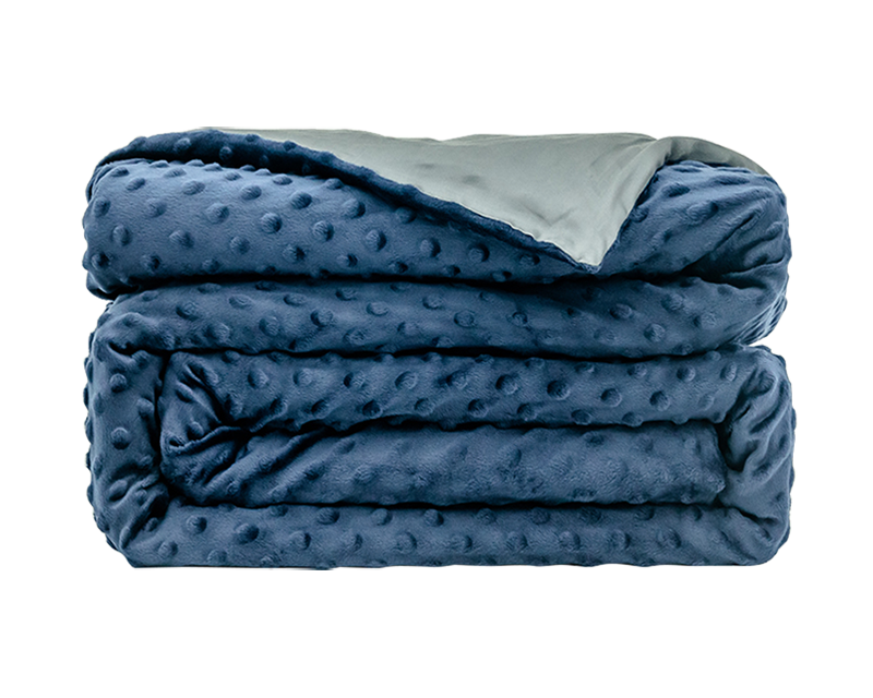 Bamboo fiber & Minky Duvet Cover for Weighted Blanket