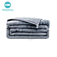 Luxury Double Stitching Quilted Weighted Blanket Set