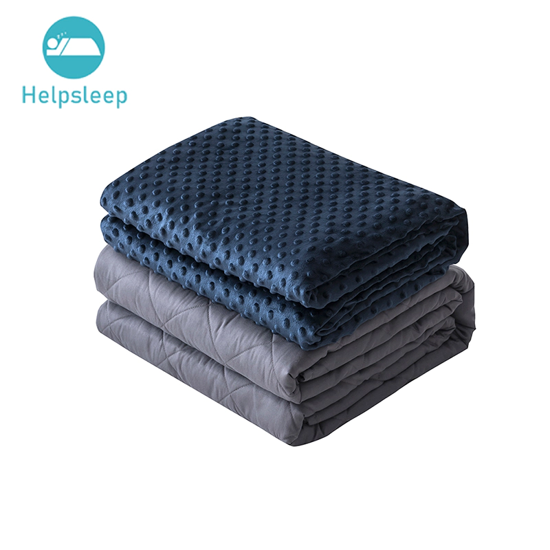 Therapeutic Weighted Blanket Set With Muti Fabric Size Pattern Choice