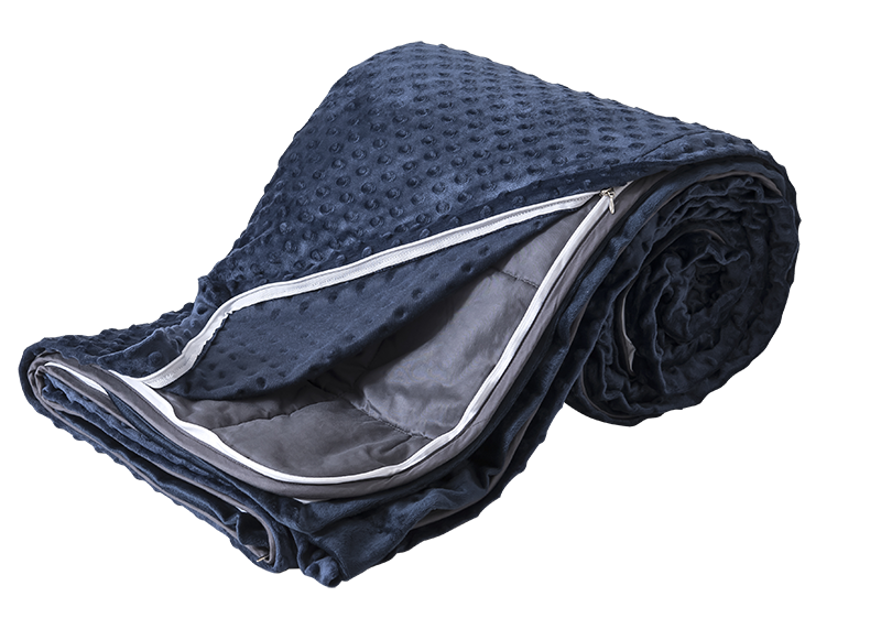Premium Adult Kids Weighted Blanket & Removable Cover