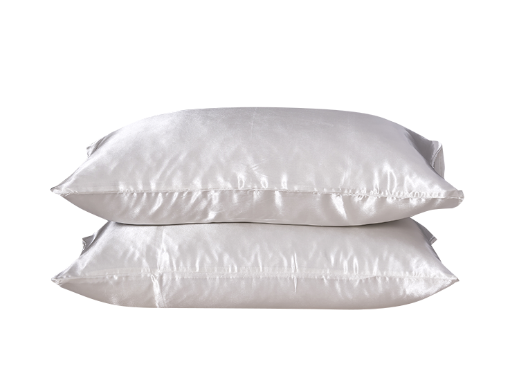 Hotel Quality Solid White Duvet Cover Set Silk Like Satin Bedding