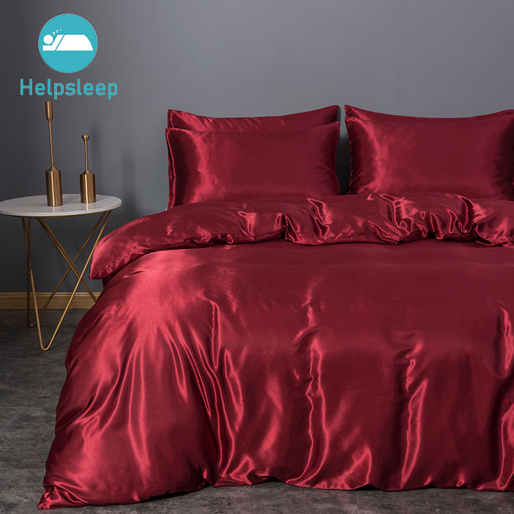 High-quality satin silk bedding for business bed linings-2