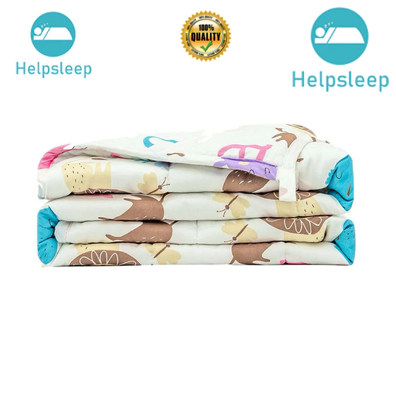 breathable cotton weighted blanket material bed linings