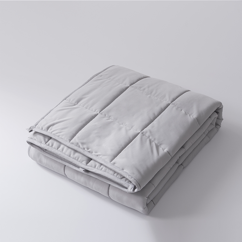 All natural design stitched style hot selling better sleep soft anxiety 5lbs Ice cold weighted blankets