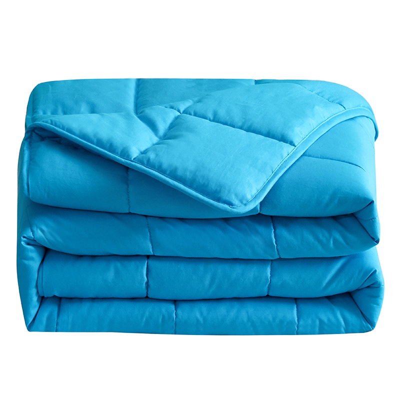 Solid color washable 5lb/10lb/15lb/20lb anxiety sensory heavy weighted blanket
