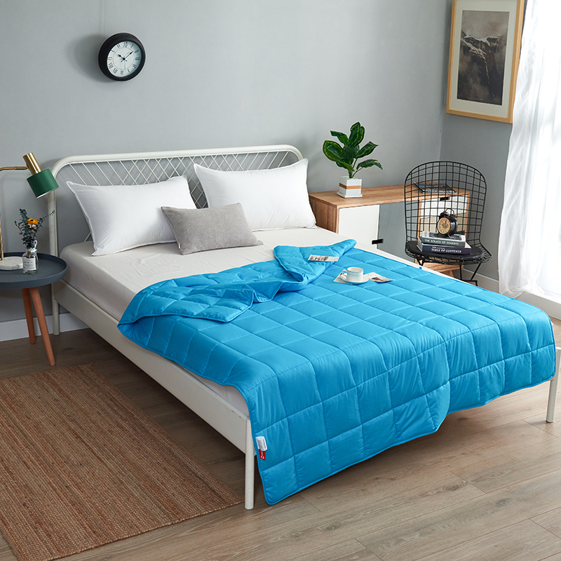 Solid color washable 5lb/10lb/15lb/20lb anxiety sensory heavy weighted blanket