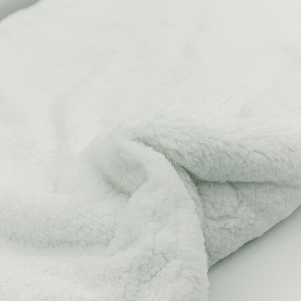 Wholesale white fluffy throw blanket company bed linings-1