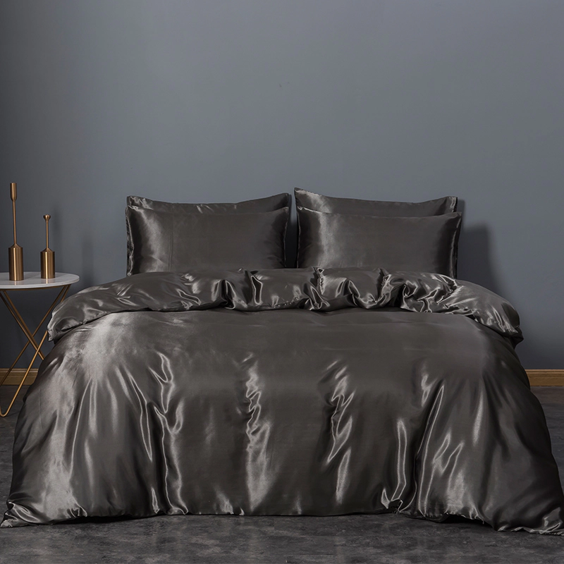 3-Pieces Satin Duvet Cover Set Smooth and Silky
