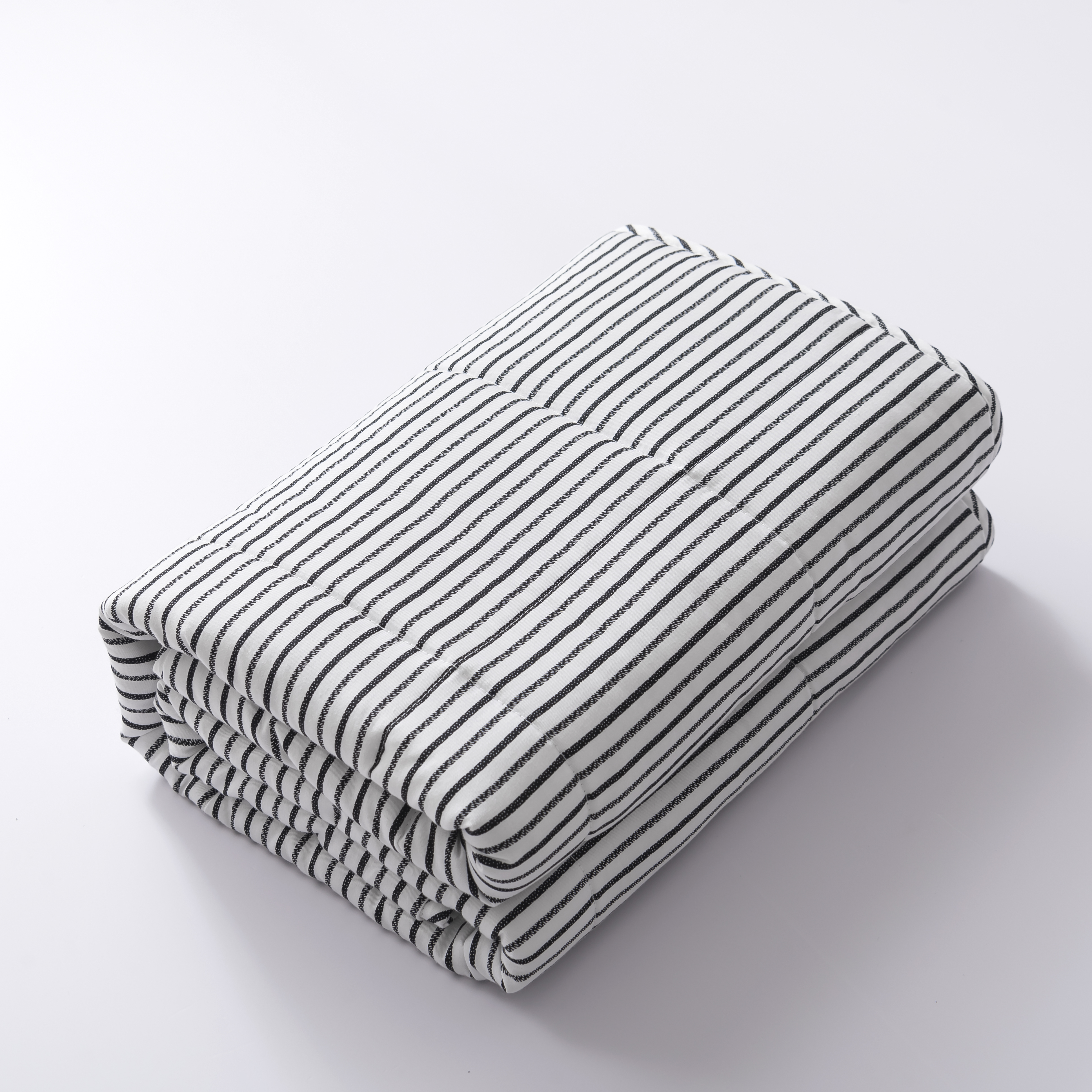 Queen size 25lbs sensory duvet covers Custom printing cotton weighted blanket with glass beads