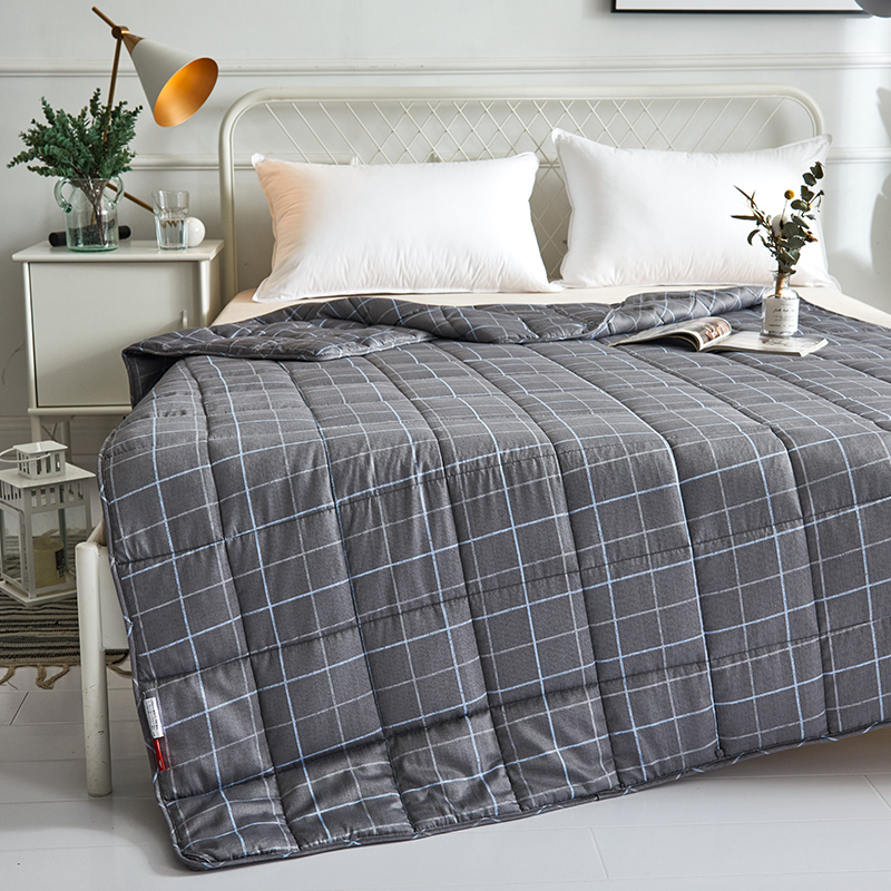 60*80 inches 15 lbs reduce anxiety to autism 100% cotton printed weighted blanket