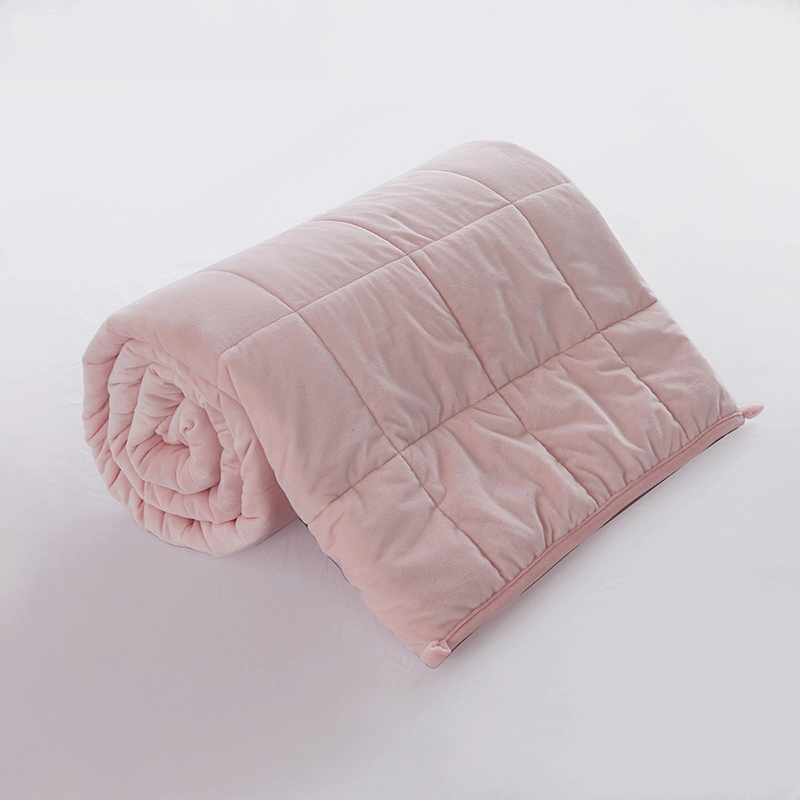 faux fur sherpa weighted blanket