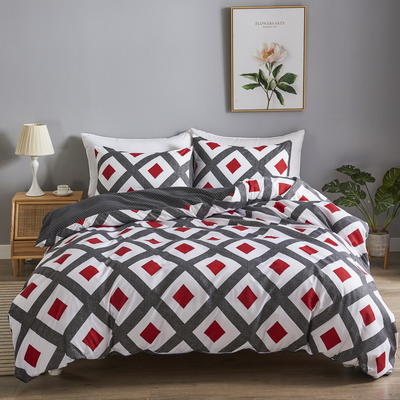 wholesale customize color printed polyester bedding set