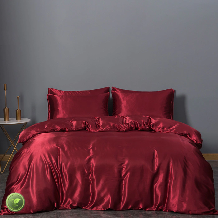 High-quality satin silk bedding for business bed linings