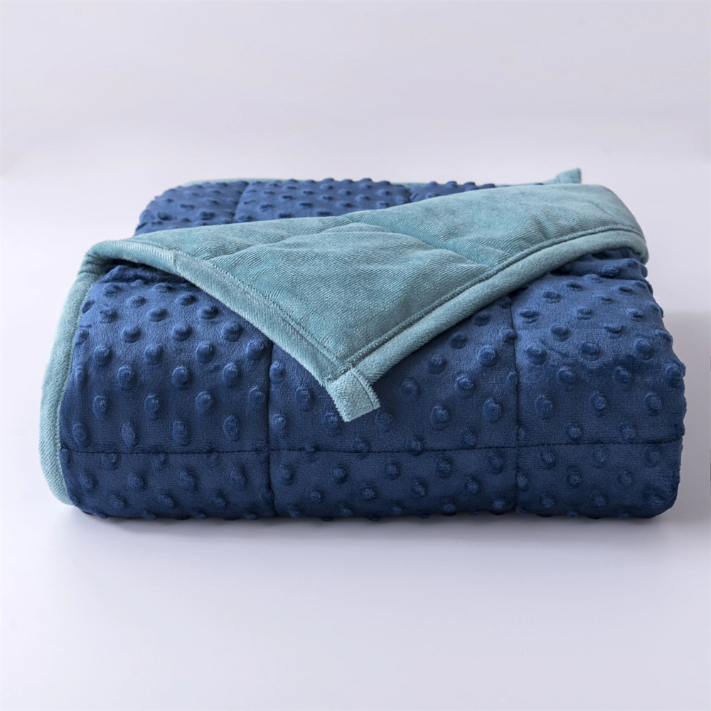 Dot Minky Weighted Blanket